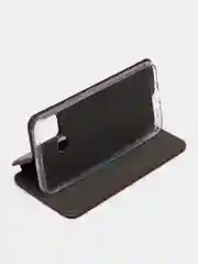 Бордовый чехол-книжка для Infinix Smart 6, Инфиникс Смарт 6