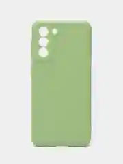 Зеленый чехол Samsung Galaxy S21, Самсунг Галакси С21 прозрачный силиконовый