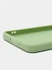 Зеленый чехол Samsung Galaxy S21, Самсунг Галакси С21 прозрачный силиконовый