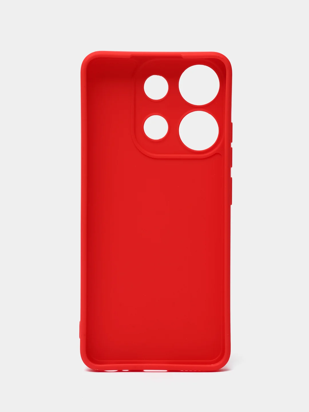 Красный чехол для Tecno Spark GO 2023 / Tecno Pop 7 / Tecno Pop 7 Pro, прозрачный, силиконовый
