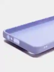 Лавандовый чехол Realme C31 / Реалми С31, силиконовый, под кожу, с кольцом