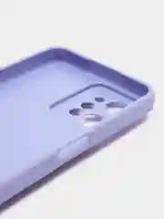 Лавандовый чехол Realme C31 / Реалми С31, силиконовый, под кожу, с кольцом