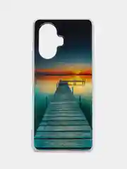Морской чехол Realme 10 Pro Plus (Реалми 10 Про Плюс), силиконовый, с рисунком