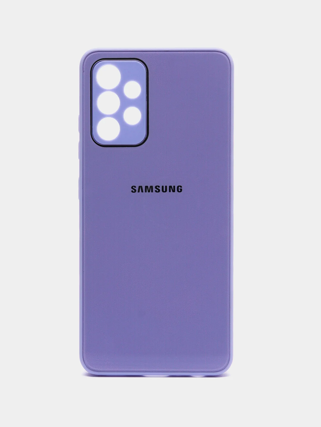 Аметистовый чехол Samsung Galaxy A32 4G твердый пластиковый глянцевый под стекло Самсунг Галакси А32