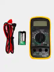 Желтый мультиметр цифровой XL830L , со звуковой прозвонкой и подсветкой эрана, тестер напряжения