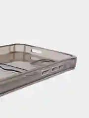 Серый силиконовый чехол Xiaomi Redmi A1, (Сяоми Редми А1), с карманом, прозрачный