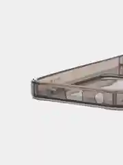 Серый силиконовый чехол Xiaomi Redmi A1, (Сяоми Редми А1), с карманом, прозрачный