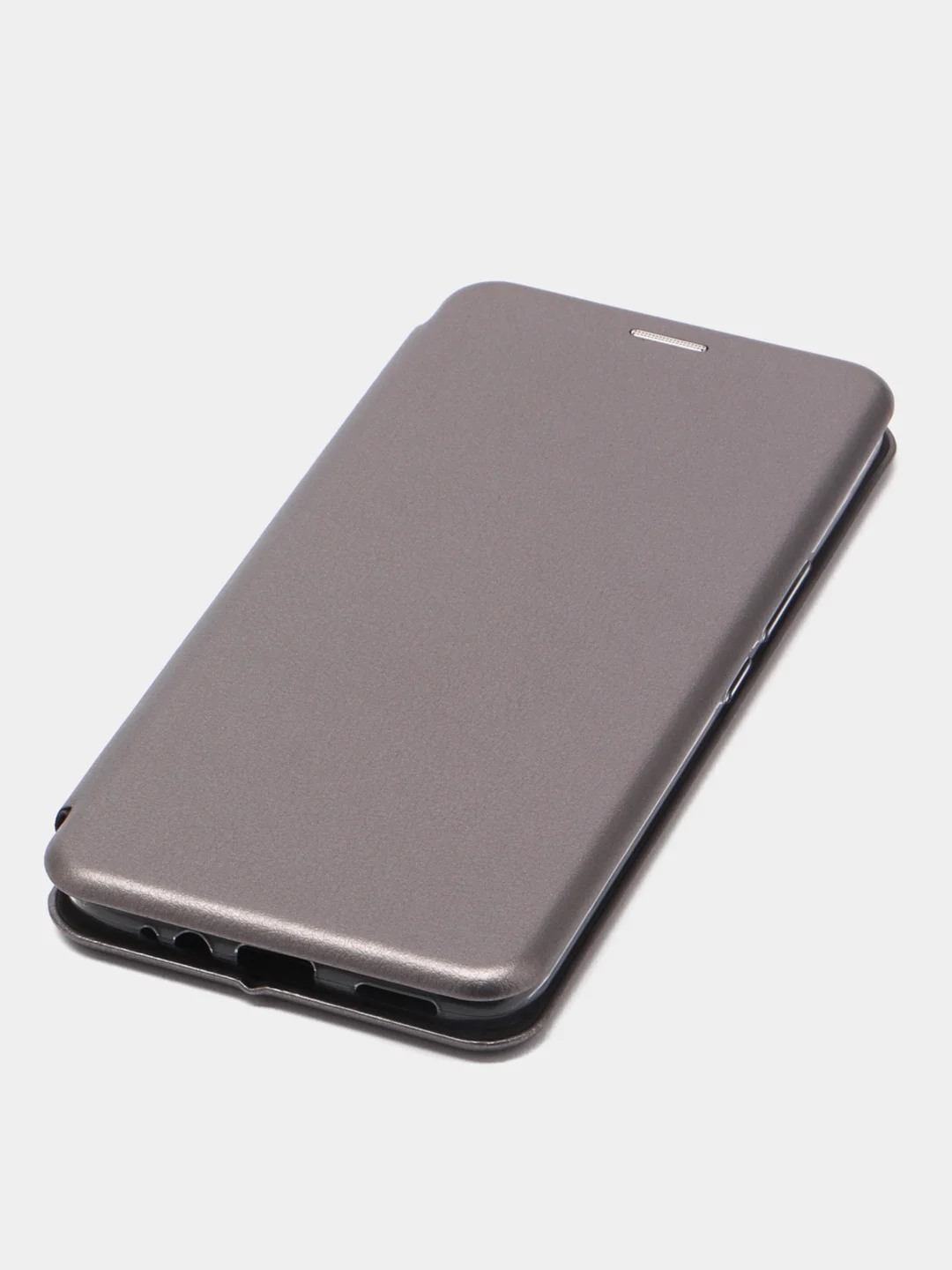 Серый чехол-книжка для Infinix Hot 12 Play NFC (Инфиникс Хот 12 Плей НФС)