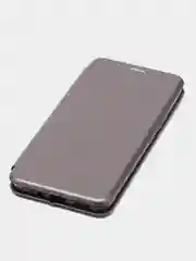 Серый чехол-книжка для Infinix Hot 12 Play NFC (Инфиникс Хот 12 Плей НФС)