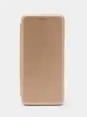 Золотой чехол-книжка для Infinix Hot 12 Play NFC (Инфиникс Хот 12 Плей НФС)