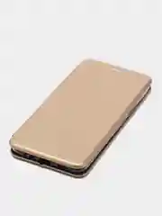 Золотой чехол-книжка для Infinix Hot 12 Play NFC (Инфиникс Хот 12 Плей НФС)