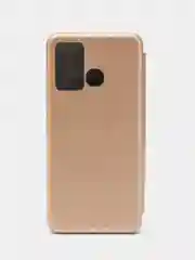 Золотой чехол-книжка для Infinix Hot 12 Play NFC (Инфиникс Хот 12 Плей НФС)