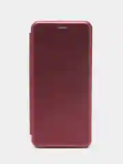 Бордовый чехол-книжка для Infinix Hot 12 Play NFC (Инфиникс Хот 12 Плей НФС)