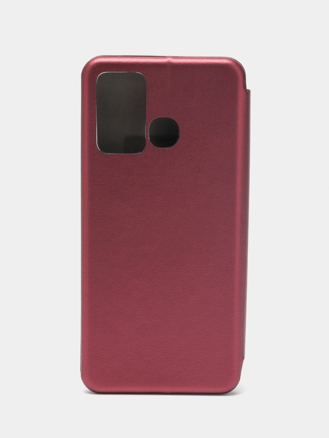 Бордовый чехол-книжка для Infinix Hot 12 Play NFC (Инфиникс Хот 12 Плей НФС)