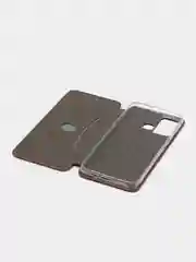Бордовый чехол-книжка для Infinix Hot 12 Play NFC (Инфиникс Хот 12 Плей НФС)