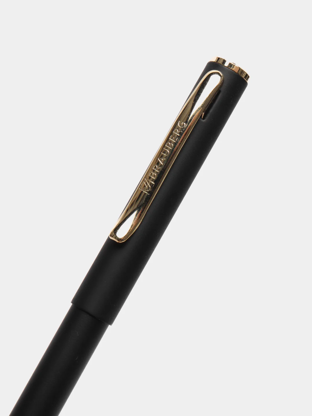 Ручка подарочная шариковая BRAUBERG Maestro, СИНЯЯ, корпус черный с золот., линия 0,5мм