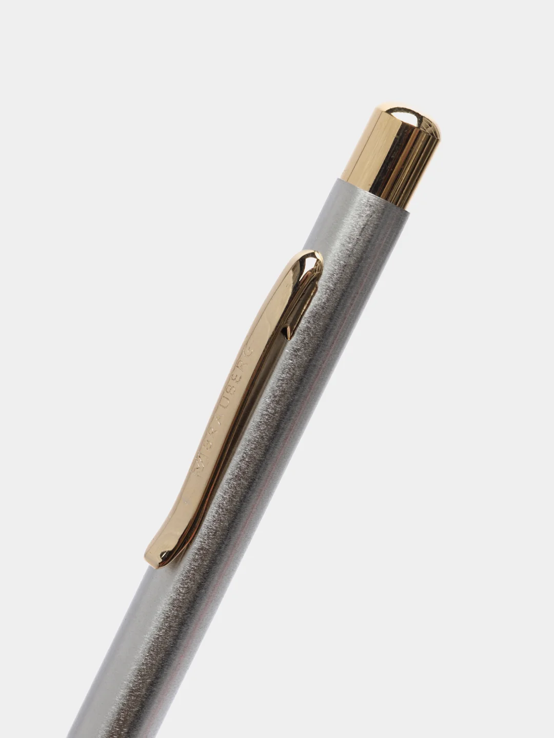 Ручка подарочная шариковая BRAUBERG Piano, СИНЯЯ, корпус серебристый с золот.,линия 0,5мм
