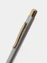 Ручка подарочная шариковая BRAUBERG Piano, СИНЯЯ, корпус серебристый с золот.,линия 0,5мм