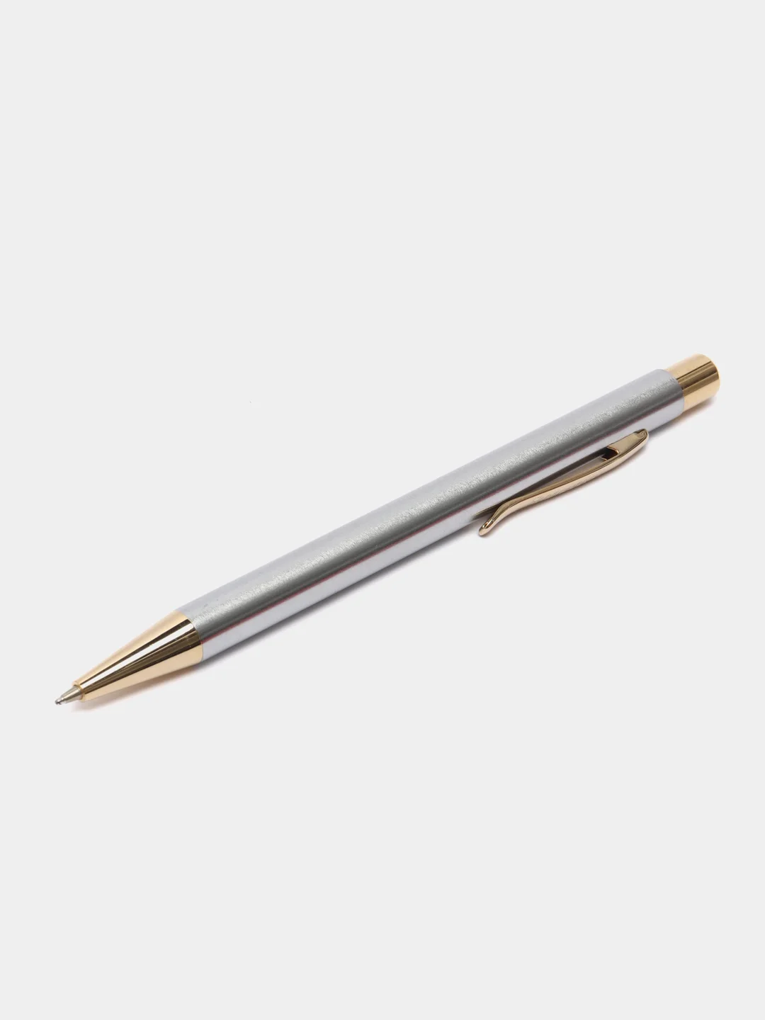 Ручка подарочная шариковая BRAUBERG Piano, СИНЯЯ, корпус серебристый с золот.,линия 0,5мм