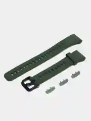 Тёмно-зелёный ремешок для часов Honor Band 6, однотонный, силиконовый