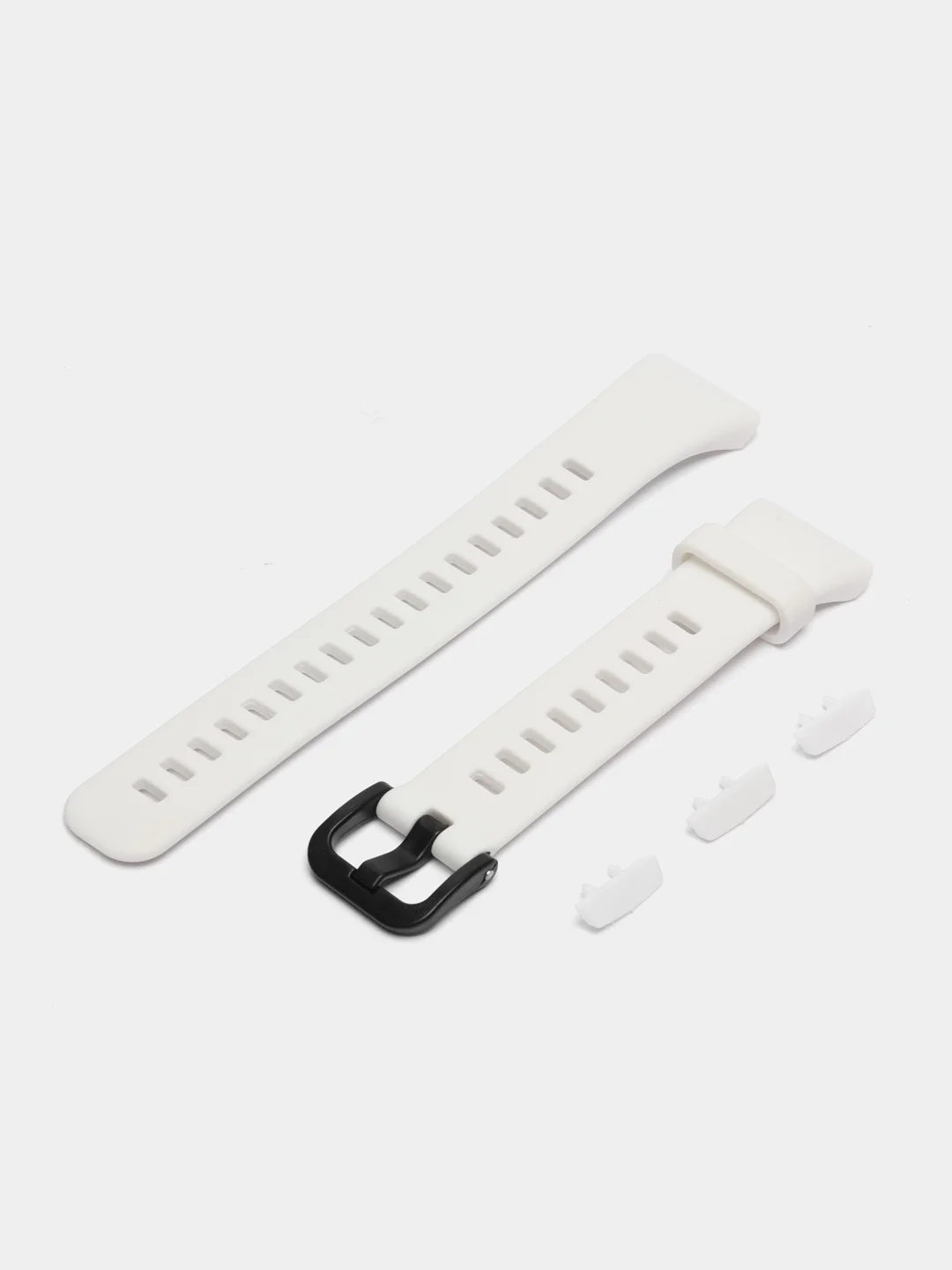Белый ремешок для часов Honor Band 6, однотонный, силиконовый