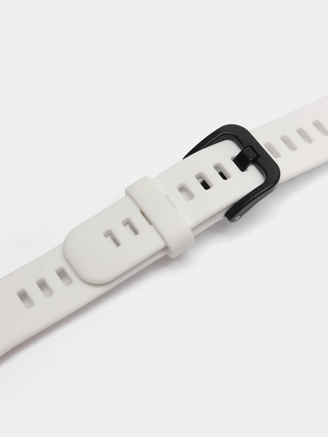 Белый ремешок для часов Honor Band 6, однотонный, силиконовый