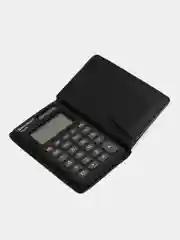 Калькулятор карманный BRAUBERG PK-408-BK (97x56 мм), 8 разрядов, двойное питание, ЧЕРНЫЙ