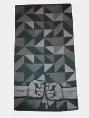 Полотенце банное, пляжное, лицевое, хлопковое стеганное "Кулаки", 69 х 133 и 50 х 89