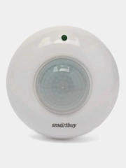 Инфракрасный датчик движения Smartbuy, потолочный 1200Вт, до 6м, IP33