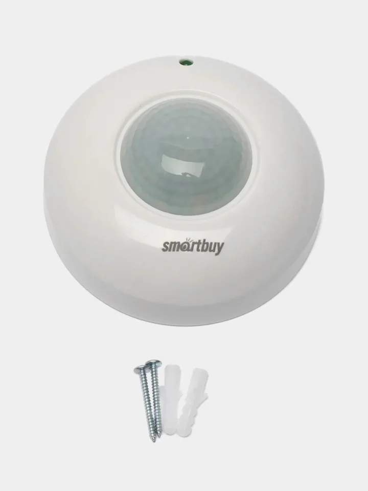 Инфракрасный датчик движения Smartbuy, потолочный 1200Вт, до 6м, IP33