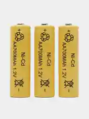 Ni-Cd Ni-MH перезаряжаемые аккумуляторы 3шт АА AAA 300 mAh 1,2 V пальчиковые мизинчиковые