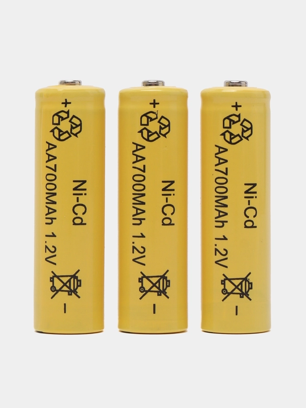 Ni-Cd Ni-MH перезаряжаемые аккумуляторы 3шт АА AAA 300 mAh 1,2 V пальчиковые мизинчиковые