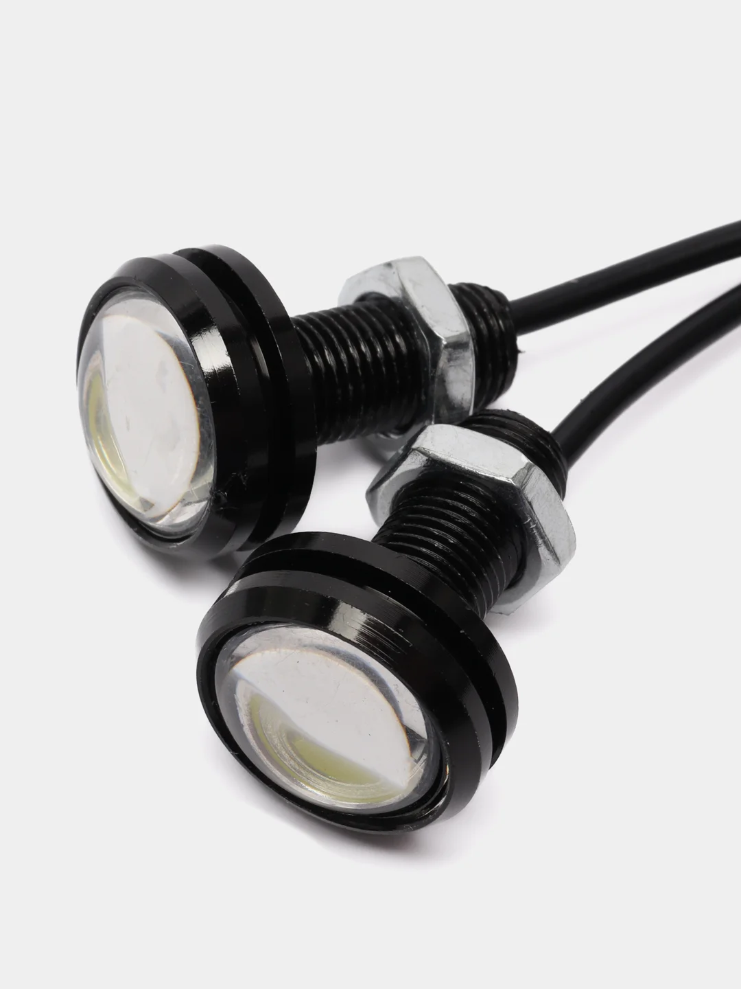 NEW GALAXY Дневные ходовые огни, LED, алюм. корп.,диам.23мм , 12V, белый, 2шт.