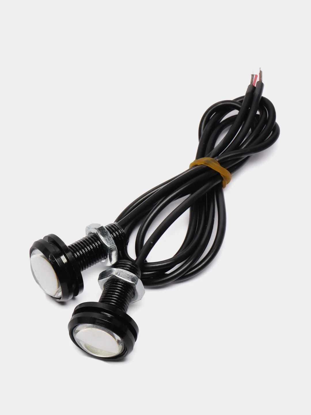 NEW GALAXY Дневные ходовые огни, LED, алюм. корп.,диам.23мм , 12V, белый, 2шт.