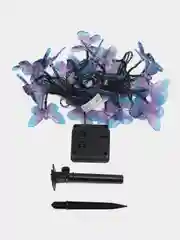 INBLOOM гирлянда на солнечной батарее, 25LED, 7 м, шампань, 2 режима, бабочка, 2V80mA, 1.2V, 600 mAh