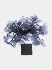 INBLOOM гирлянда на солнечной батарее, 25LED, 7 м, шампань, 2 режима, бабочка, 2V80mA, 1.2V, 600 mAh