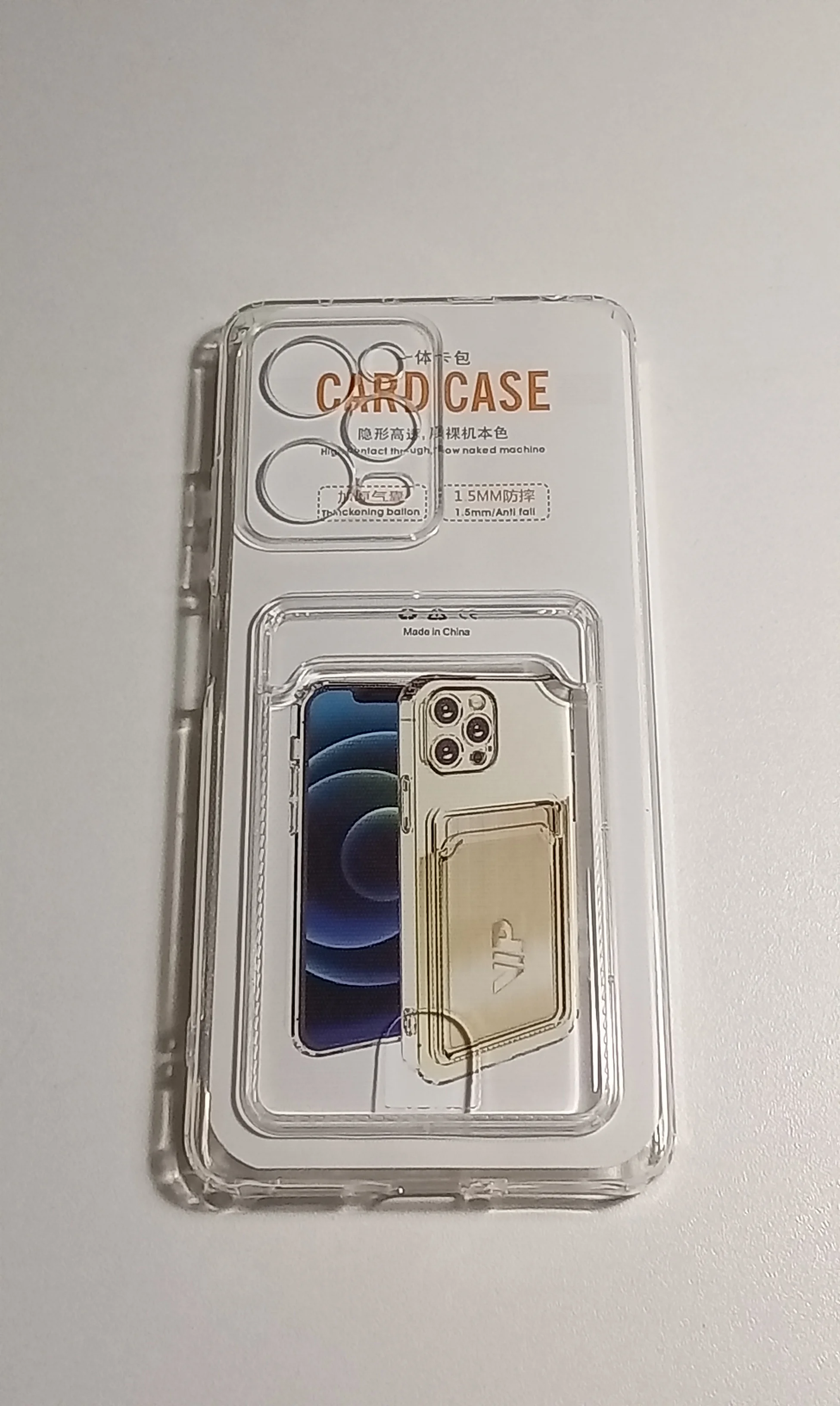 Золотой чехол XIAOMI REDMI NOTE 12 PRO PLUS / POCO X5 PRO c карманом для карты