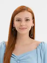 Серебряный асимметричные серьги-подвески с геометрическими вставками