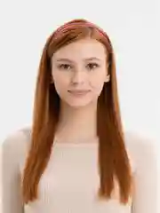 Вишнёвый ободок для волос . Чёрный ободок. Летний яркий пластиковый ободок для волос