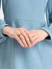 Золотой кольцо стальное, 8 мм