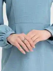 Серебряный кольцо стальное, 8 мм