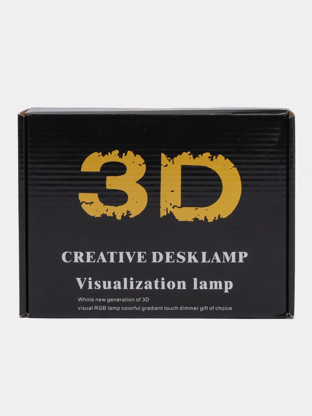 Хаки светильник-ночник 3D, светодиодный, с пультом, цветной, RGB