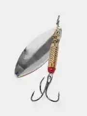 Серебряный блесны Alleria от Pike: Многоцветные Вращающиеся Приманки, 5, 11, 14, 25 грамм