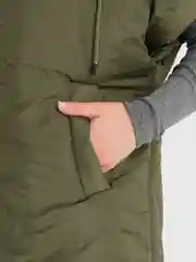 Зеленый демисезонный женский жилет. оверсайз