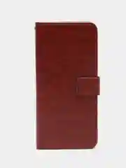 Багровый чехол-книжка с магнитной застежкой для Honor X7 (Хонор Х7)