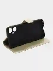 Золотой чехол-книжка с магнитной застежкой для Tecno Spark 9 Pro (Техно Спарк 9 Про)