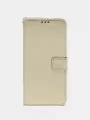 Золотой чехол-книжка с магнитной застежкой для Tecno Spark 9 Pro (Техно Спарк 9 Про)