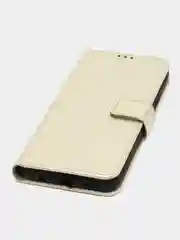 Золотой чехол-книжка с магнитной застежкой для Honor X7 (Хонор Х7)