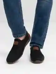 Черный мокасины мужские Rieker