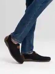 Черный мокасины мужские Rieker